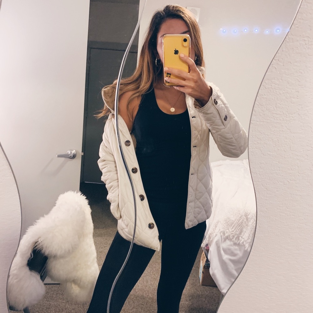 The North Face Quilted Button Down Jacket